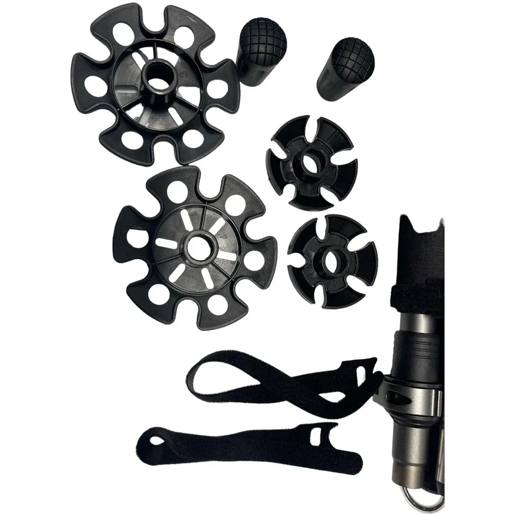 The Fit Life‎ Folding Hiking Backpacking Camping Poles W/11 Pieces 4'-5